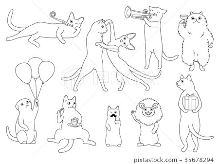 Cat's party 35678294