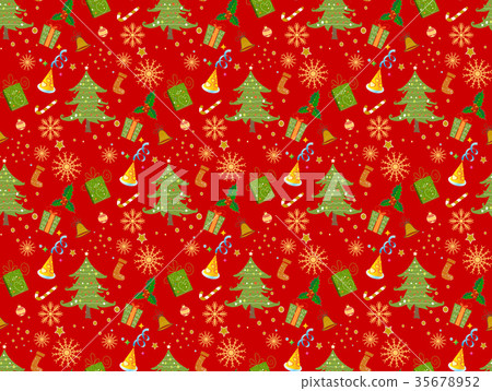 christmas pattern seamless backgrounds vectors 35678952