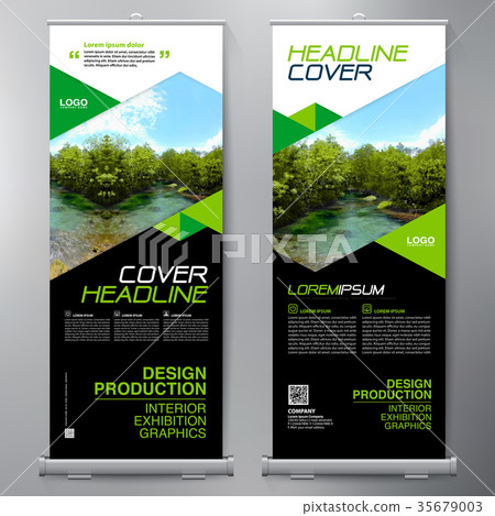 Business Roll Up. Standee Design. Banner Template Business Roll Up. Standee Design. Banner Template 35679003