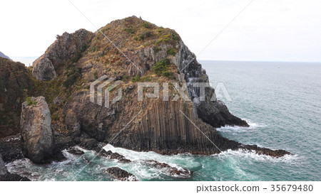 日本海的冬天/玄海通過福岡縣五島市 35679480