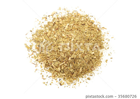 Pile of Yerba mate leaves Pile of Yerba mate leaves 35680726