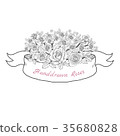 Flower ribbon of rose. 35680828