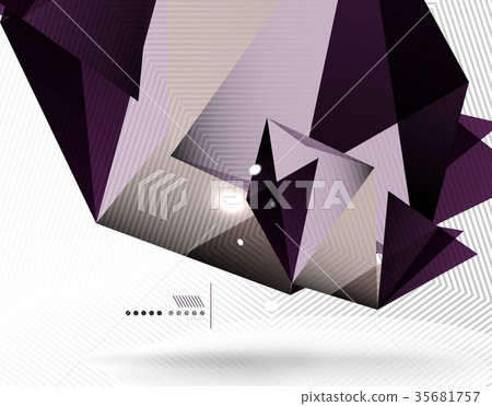Geometrical abstract triangle background Geometrical abstract triangle background 35681757