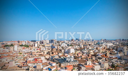 Aerial view of the Valencia Aerial view of the Valencia 35682237