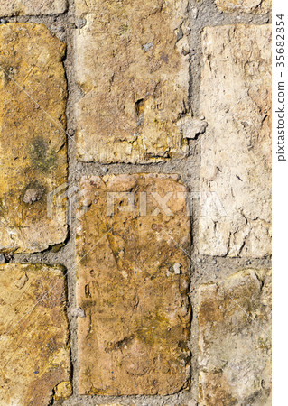 Yellow brick, close-up Yellow brick, close-up 35682854