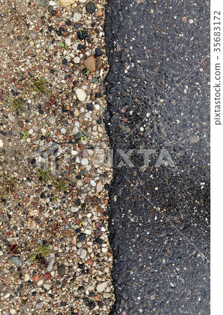 Wet asphalt road 35683172