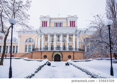 Beautiful winter view of Rumyantsev's house Beautiful winter view of Rumyantsev's house 35683509