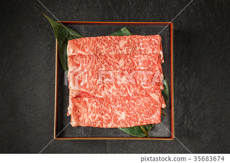 Brand Luxury Japanese Beef Luxury Japanese beef (for sukiyaki) Brand Luxury Japanese Beef Luxury Japanese beef (for sukiyaki) 35683674
