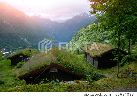 Breathtaking view of Sunnylvsfjorden fjord Breathtaking view of Sunnylvsfjorden fjord 35684888