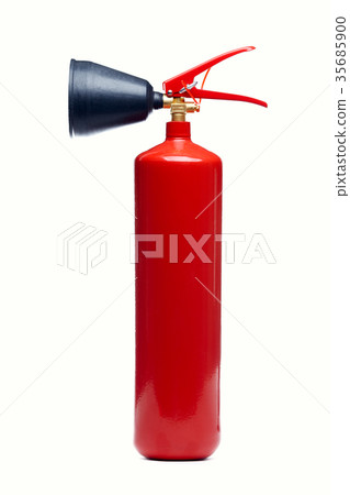 Image of red fire extinguisher Image of red fire extinguisher 35685900