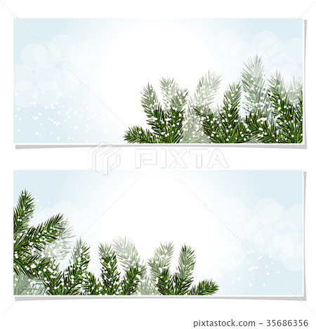 New Year Christmas. Flyer, business cards New Year Christmas. Flyer, business cards 35686356