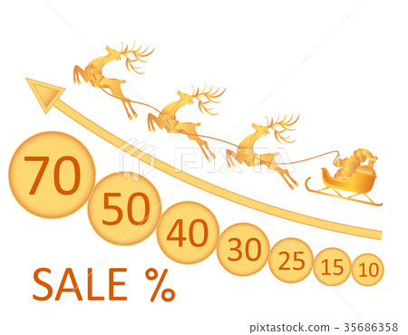 Sale. Christmas, New Year. Image of Santa Claus Sale. Christmas, New Year. Image of Santa Claus 35686358