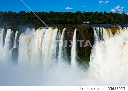 Garganta del Diablo waterfall on Iguazu River 35687055