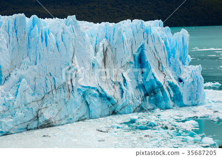 Glacier Perito Moreno, southeast of Argentina 35687205