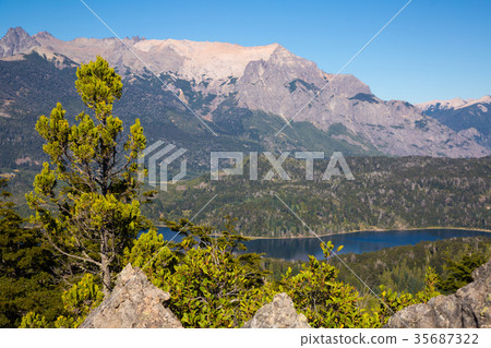 Lago Nahuel Huapi and Cerro Campanario Lago Nahuel Huapi and Cerro Campanario 35687322