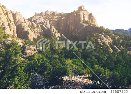 Mountains around river Ulldemo 35687363