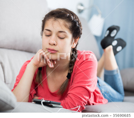 Girl being sad 35690685