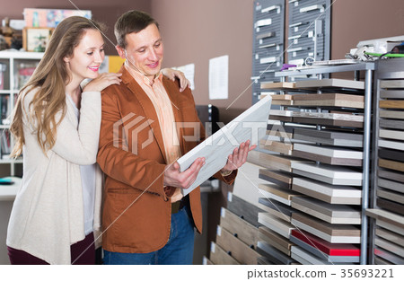 Spouses in the furniture store Spouses in the furniture store 35693221