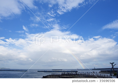 View from the Atami water park (rainbow) 35696506