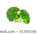 Fresh broccoli isolated on white background 35700106