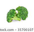 Fresh broccoli isolated on white background 35700107