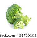 Fresh broccoli isolated on white background 35700108