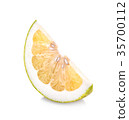 Grapefruit on white isolated background 35700112