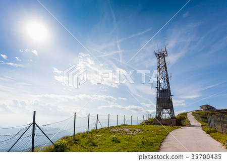 Abandoned radio antenna Abandoned radio antenna 35700485