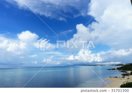 沖繩谷茶的天空和海 沖繩谷茶的天空和海 35701300