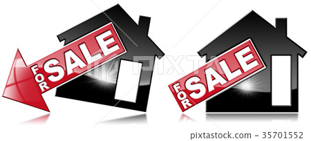 Two Symbols of Houses For Sale 35701552
