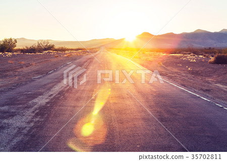 Road in prairie Road in prairie 35702811