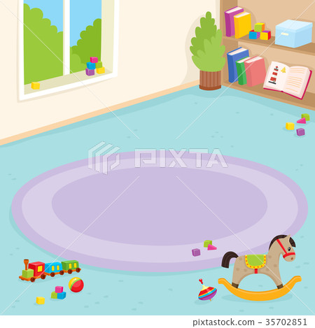 Kindergarten room, playroom interior Kindergarten room, playroom interior 35702851