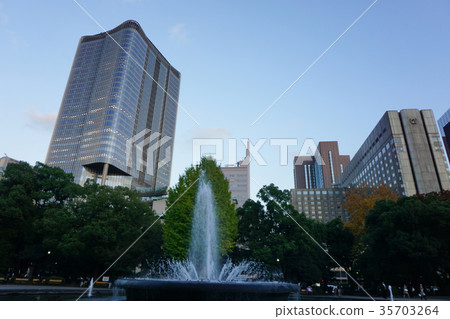 New and old buildings and fountains New and old buildings and fountains 35703264