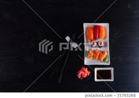 Japanese sushi dish Japanese sushi dish 35703268