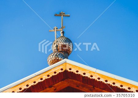 wooden Church in Russia 35705310