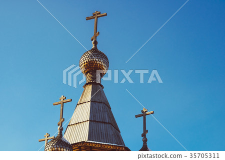 wooden Church in Russia 35705311