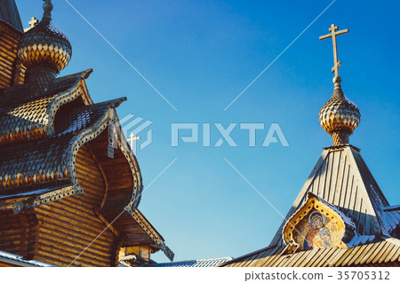 wooden Church in Russia 35705312