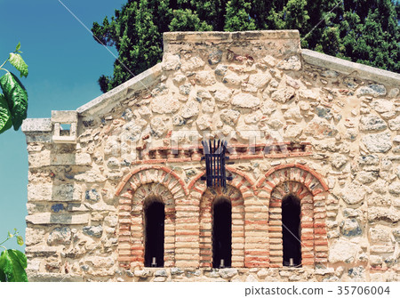 Fragment of the facade of the chapel , Crete Fragment of the facade of the chapel , Crete 35706004