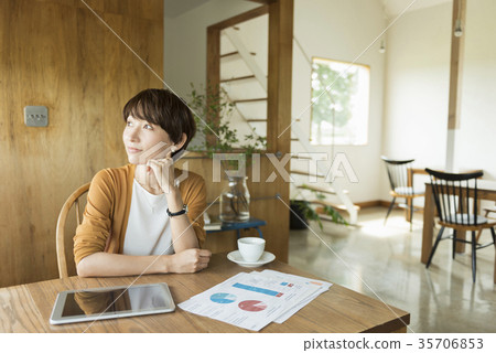 OL女子遠程辦公 35706853