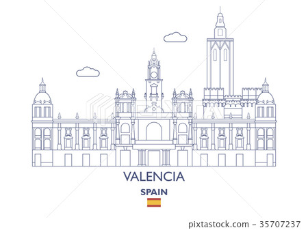 Valencia City Skyline, Spain 35707237