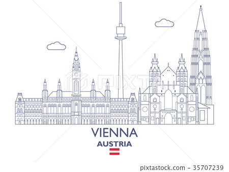 Vienna City Skyline, Austria 35707239