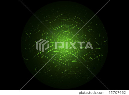 Glowing high energy particles flowing 35707662