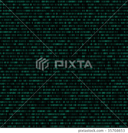 binary code abstract seamless pattern.-插圖素材 [35708653] - PIXTA圖庫