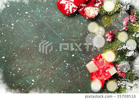 Xmas greeting card 35709518