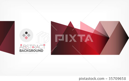 Geometric polygonal vector background Geometric polygonal vector background 35709658
