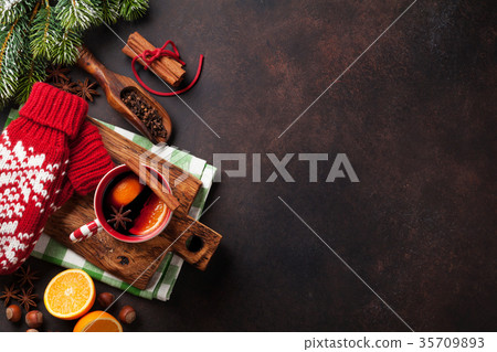 Christmas mulled wine 35709893