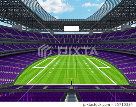 purple stadium seats