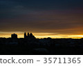 The village of Velez-Rubio at sunrise 35711365