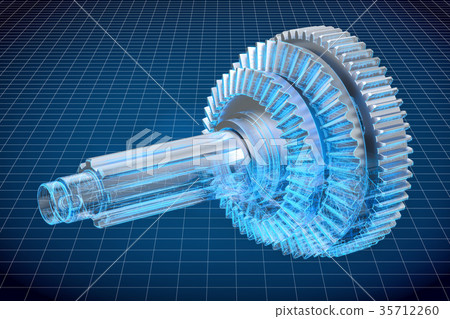 Visualization 3d cad model, 3D rendering 35712260
