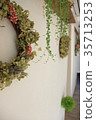 Dried flower leaf 35713253